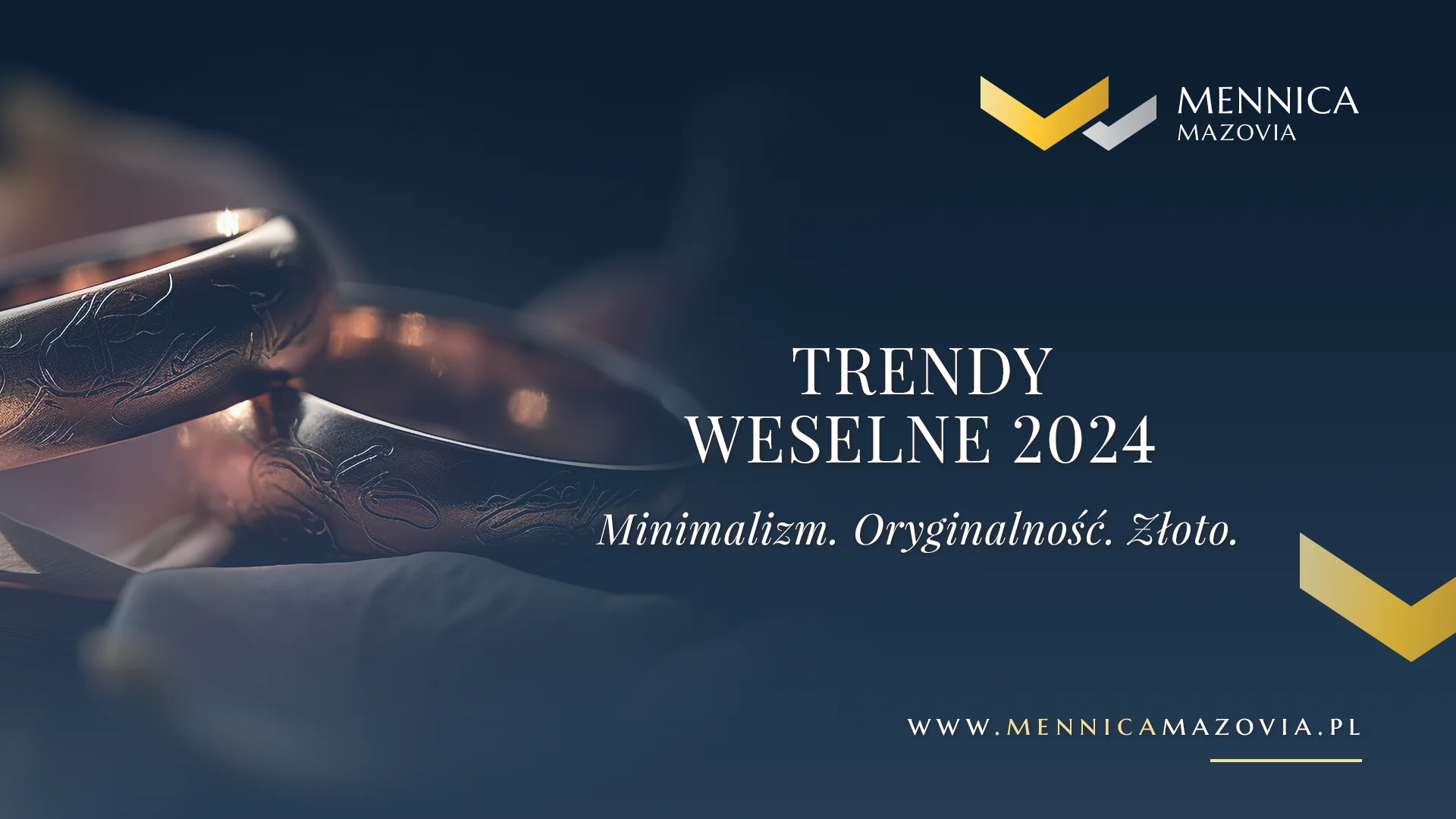 Trendy weselne 2024 – minimalizm, oryginalność i złoto